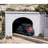 Tunnel 2 voies / Concrete Double Portal H0