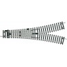 Aiguillage symétrique WY / Y-way turnout 30° R9 H0