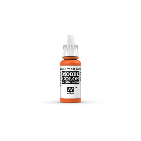 Model Color Orange Foncé / Bright Orange Mat, RAL2004, 17 ml