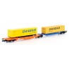Wagon porte conteneur Danzas-N-V