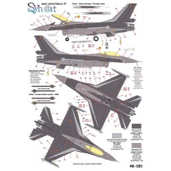 F-16am falcon fa-131 2007-2008 belgian air force 1/48
