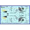 Decal f-16am falcon fa-123 2015 belgian air force 1/48