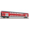 Double decker coach 2nd class Zug Café type DBpkz Gorlitz of the DB AG