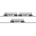 Set de 3 wagons citernes gaz SNCF V N