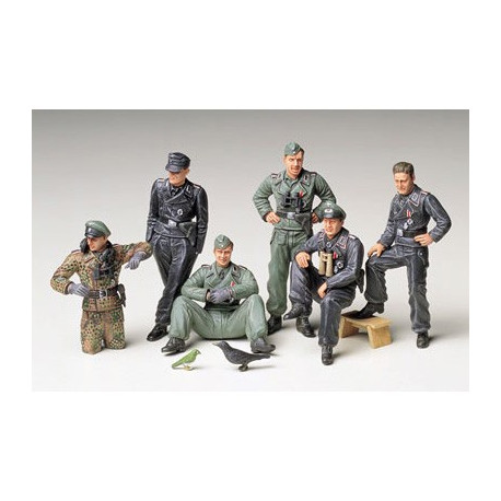 Tankistes Allemands / German Tank Crew Rest (6) 1/35