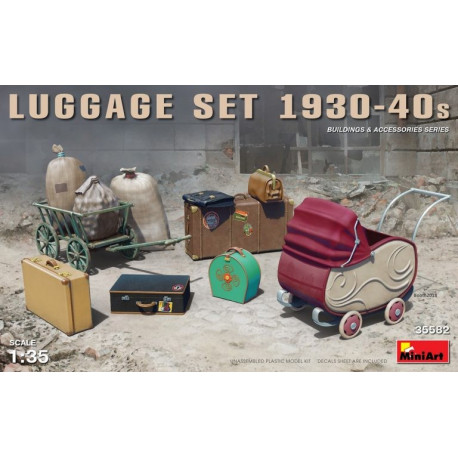 Luggage Set '30-40s 1/35