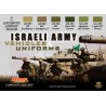 Set de 6 couleurs acryliques armée israelienne / set of 6 colors acrylic of the Israelian army