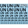 Décals UN Armée Belge / Belgian Army "UN" Markings 1/72