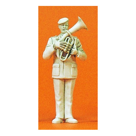 Musicien Militaire avec cor ténor 1/35