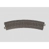 Rail courbe / Curved Track, R1:360 mm , 30°, H0
