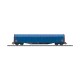 Wagon à bâche coulissante Type Rils 652 Low Side Car with a Sliding Tarp Cover, DB, H0