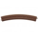 Rail courbe / Curved track, R3, 515mm, 30°, H0