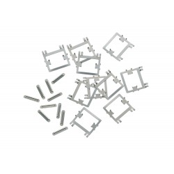 10 Eclisses de jonction et plaques de contact / 10 Rail Joiners and Third Rail Clips, H0
