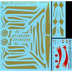 F-16A Falcon FA-72 & FA-110 "80 Years 1st & 2nd Sqn", 1997, Belgian Air Force, 1/48