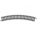 Rail courbe / Curved Track, R 2, 30°, N