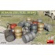 35597 Miniart German 200 Liter Fuel Drum Set 1/35