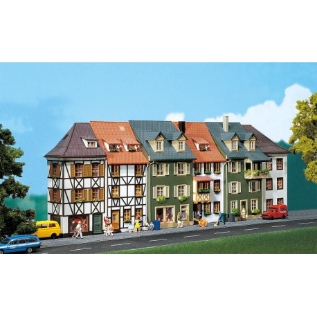 6 Maisons à colombages / 6 Relief houses H0