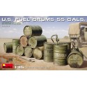 US Fuel Drums 55 Gals 1/35