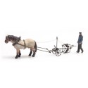 Horse and plough H0