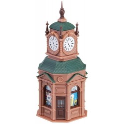 Kioske avec montre / Clock kiosk H0