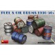 Fuel & Oil Drums 1930-50 1/35