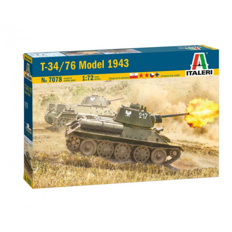 T34/76 Mod. 43 1/72