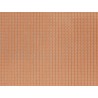 Feuille structurée 3D « Tuile flamande" Rouge / Pantile, red