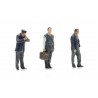Chauffeurs Bus drivers standing H0