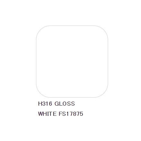 Hobby Aqueous Blanc satiné / Semi gloss White FS 17875