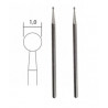 2 Meules diamantées 1mm