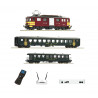 Coffret de départ Fourgon Electrique De 4/4 & Wagons Voyageurs / Electric Railcar & passenger train, SBB, AC SON H0