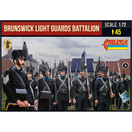 Brunswick light guards battalion Napoleonic Wars 1/72