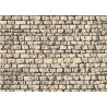 Mur / Cardboard “Cut Quarrystone” 64*15cm H0