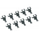 êtes d'attelage pour boîtier d'attelage conforme, 10 unités / Close Coupler Heads for Standard Coupler Pockets, 10 Pieces