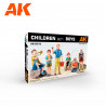 CHILDREN SET 1: Boys Scale Model Kit 1-35