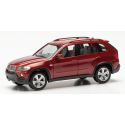 BMW X5, rood metallic