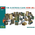 Oil & Petrol Cans 1930-40s 1/48