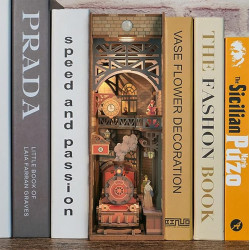 The Steam Age Book Nook Shelf Insert