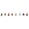 Personnes assises / Sitting people, without legs H0