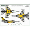 Décal Belgian F-16 The X Tiger