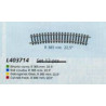 9 Rails courbes R1 385mm 22,5° H0