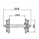 2 essieux DC / NEM standard wheel set