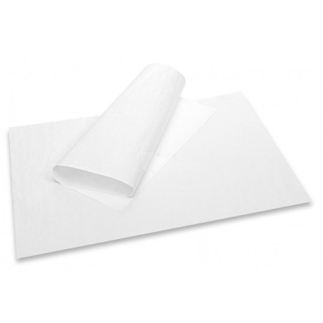 Entoilage papier soie blanc 50 * 75