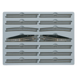 Coffret d'extension E avec aiguillages à commande manuelle / E Extension Set with Manual Turnouts, Z