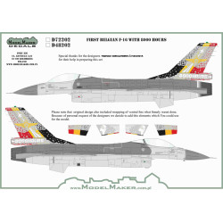 First Belgian F-16 with 8000 hours 1/72