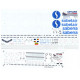 Decals Boeing 767-300 1/144