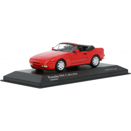 Porsche 944 Cabriolet 1991, Rouge 1/43