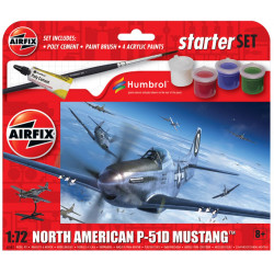 Starter Set North American P-51D Mustang 1/72