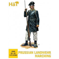 Prussian Landwehr en Marche 1/72