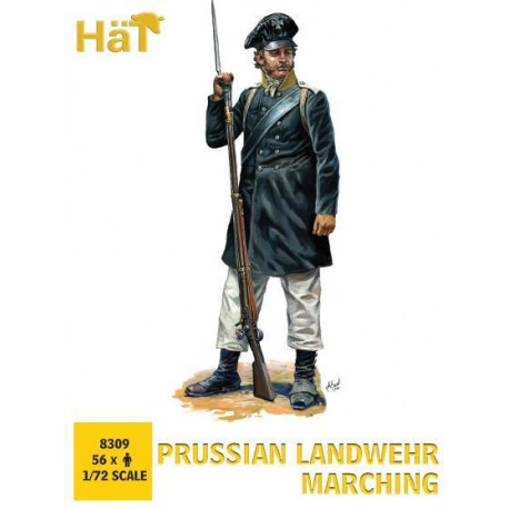 Prussian Landwehr en Marche 1/72